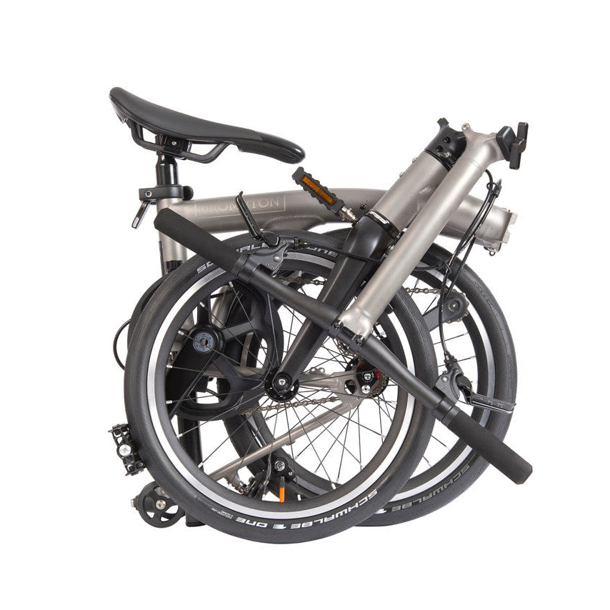 Brompton T Line 12 Speed | Low Rise - Blasted Titanium