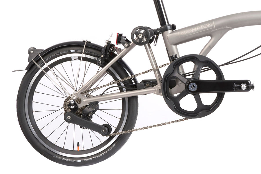 Brompton T Line 12 Speed | Low Rise - Blasted Titanium