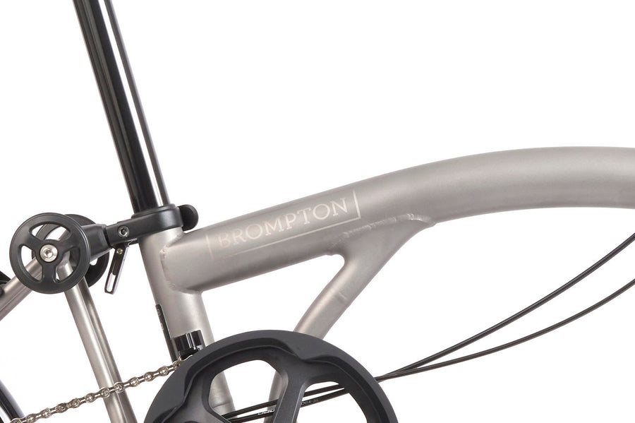 Brompton T Line 12 Speed | Low Rise - Blasted Titanium