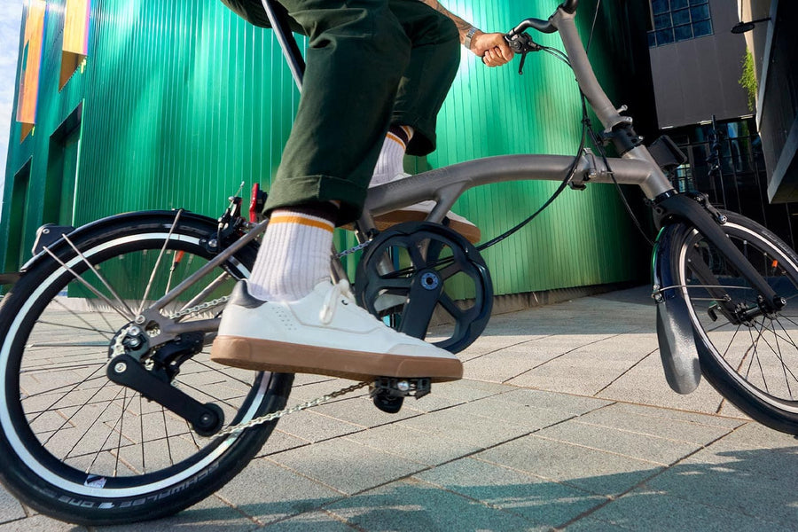 Brompton T Line 12 Speed | Mid Rise - Blasted Titanium