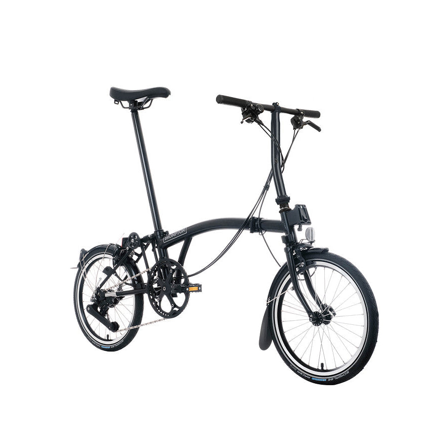 Brompton C Line 12 Speed | Low Rise - Black