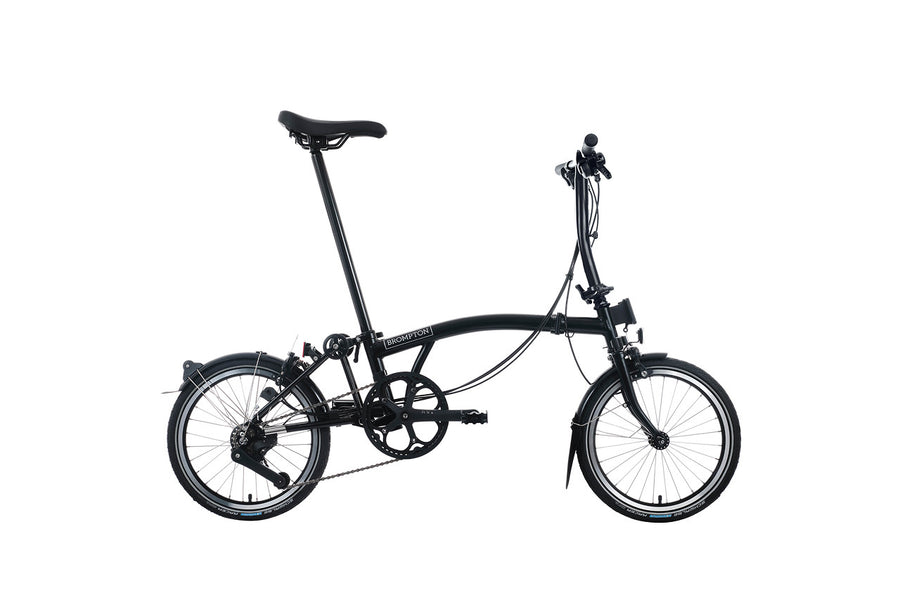 Brompton C Line 12 Speed | Low Rise - Black