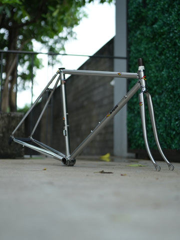 Cinelli Supercorsa Road Frameset - Titanium Grey