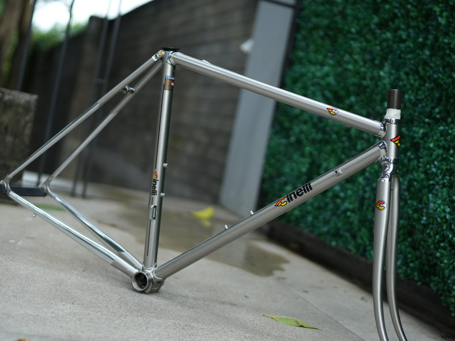 Cinelli Supercorsa Road Frameset - Titanium Grey