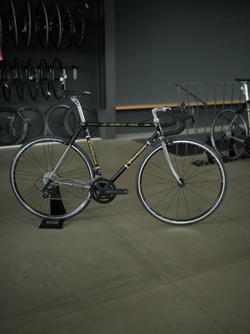 Tommasini Tecno Air Bike with Campagnolo Centaur - Black with 7 Golden Horses