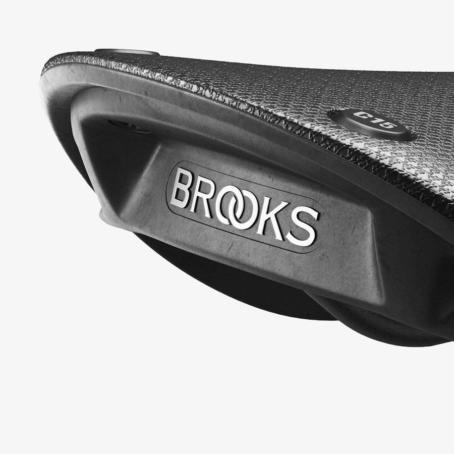 Brooks C15 Carved Saddle - Black