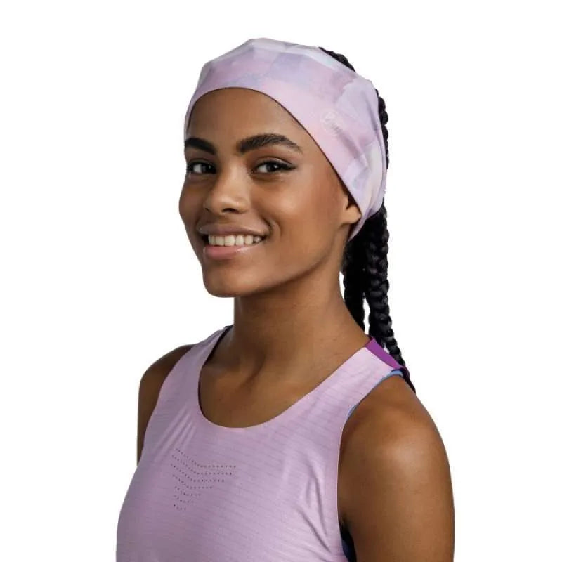 Buff Coolnet UV Wide Headband - Shane Orchid