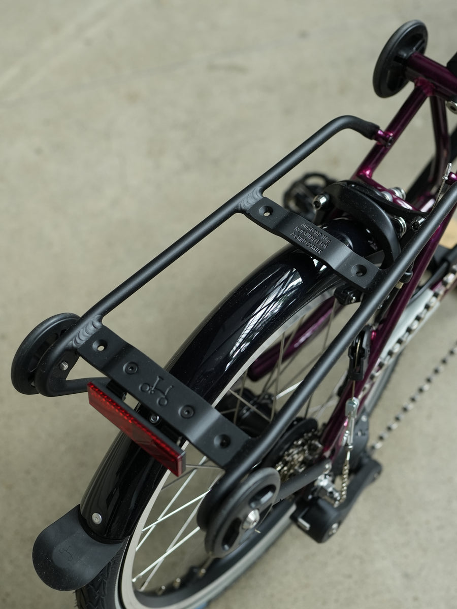 Brompton C Line 12 Speed | Low Rise with Rear Rack - Amethyst Lacquer ...