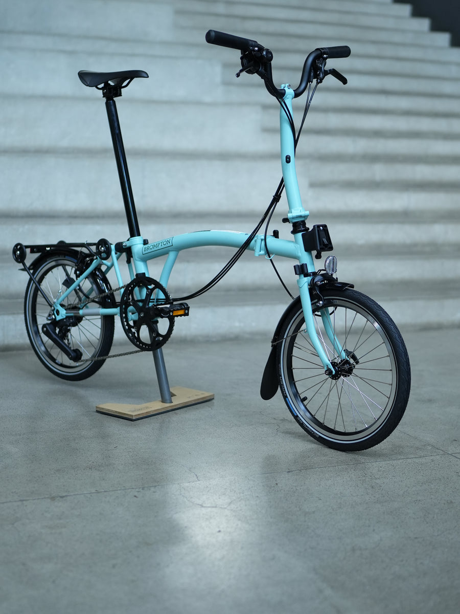 Brompton C Line 12 Speed | Mid Rise with Rear Rack - Turkish Green ...