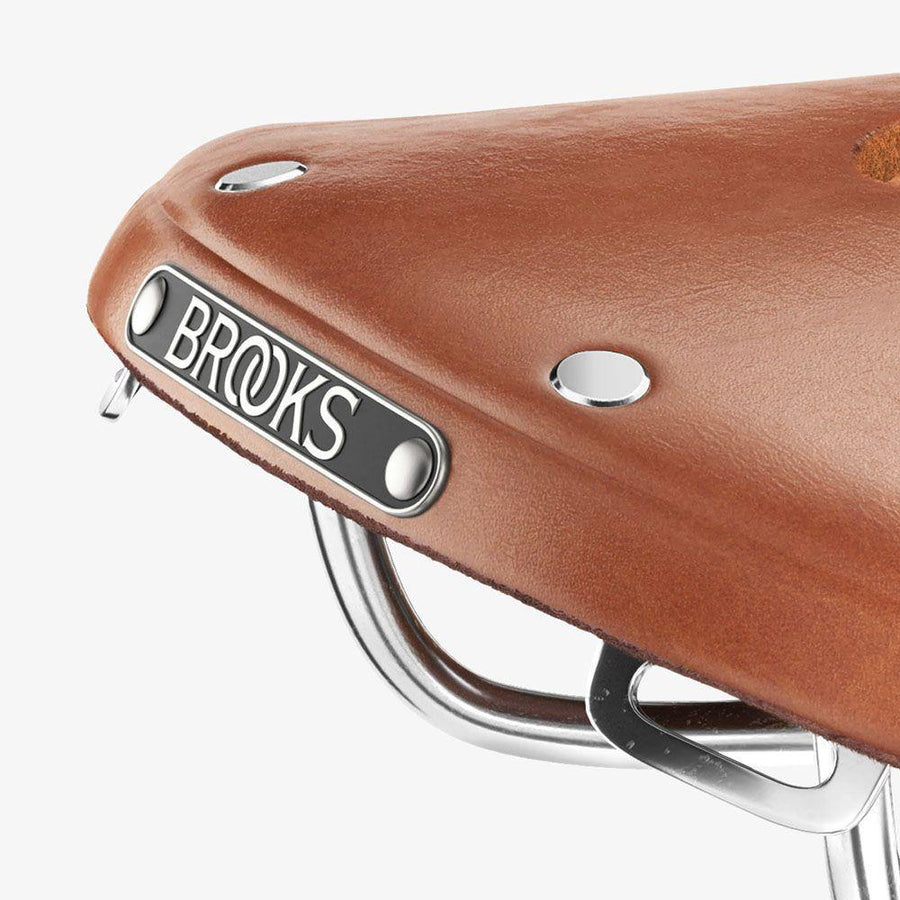 Brooks B17 Carved Saddle - Honey - SpinWarriors