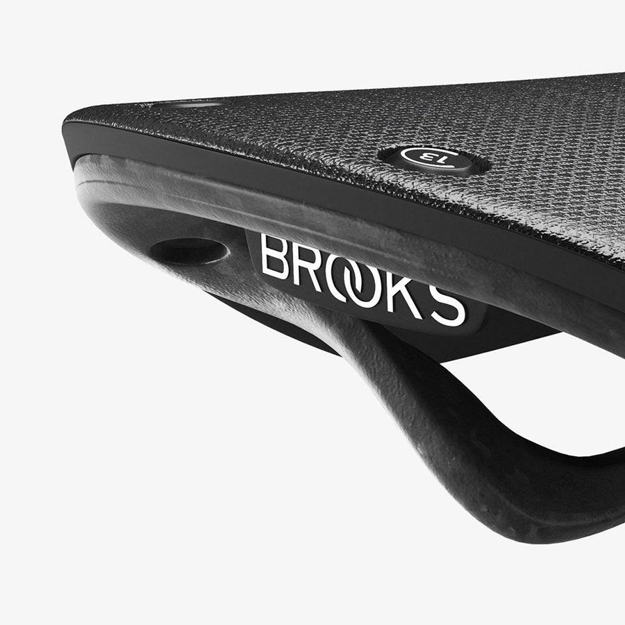 Brooks C13 Carved Saddle - Black - SpinWarriors