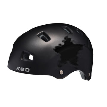 KED Risco Helmet - Black Matt Star - SpinWarriors