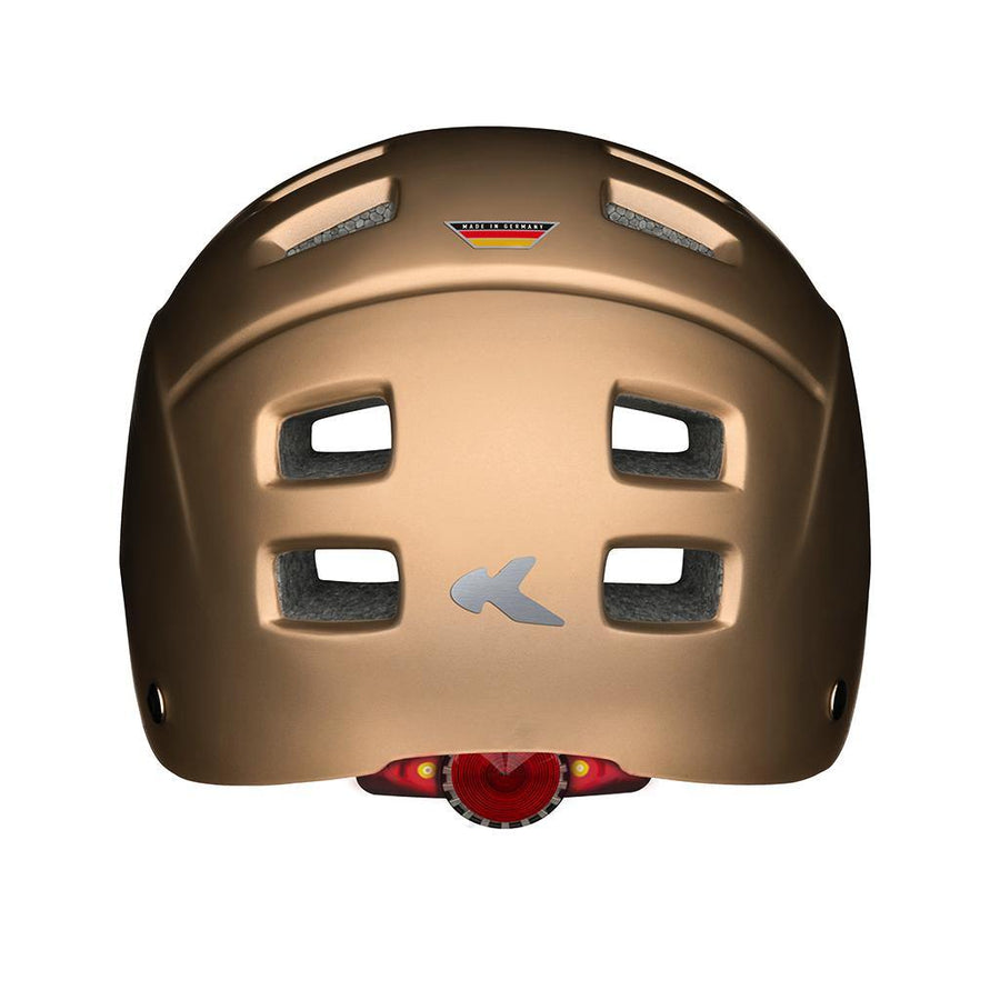 KED Risco Helmet - Gold Matt Star - SpinWarriors