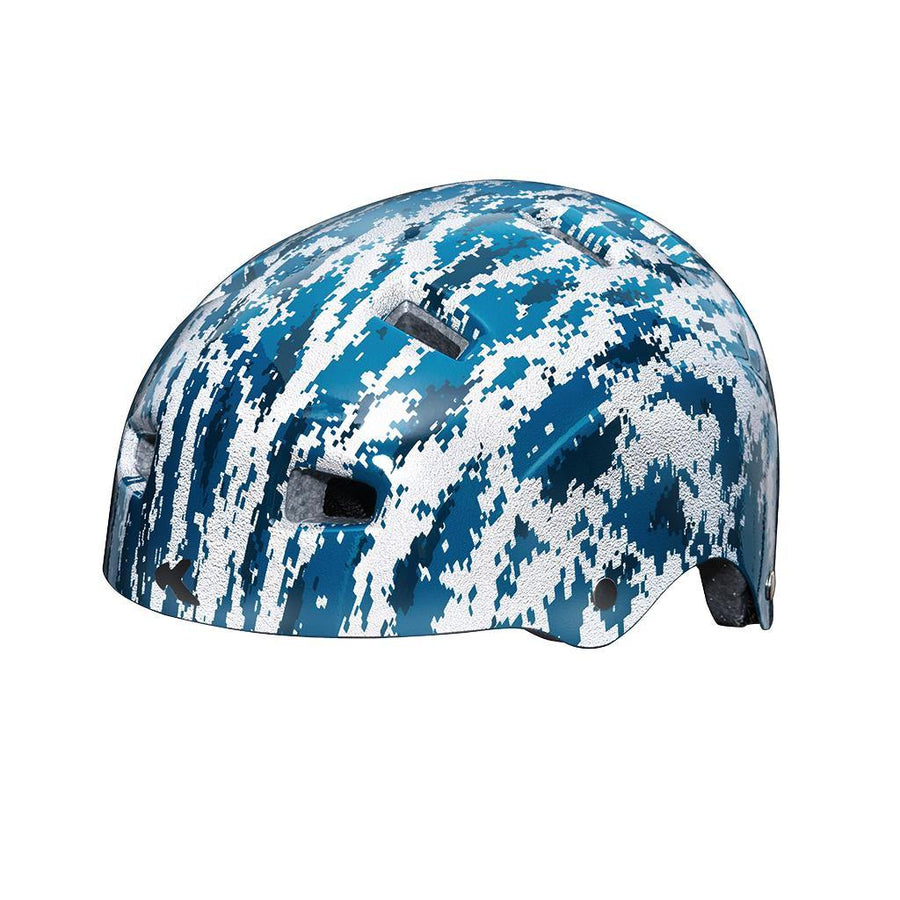 KED Risco K-Star Helmet - Light Blue Glow - SpinWarriors