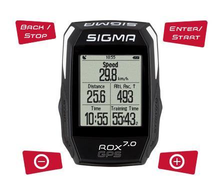 Sigma ROX GPS 7.0 Cycling Computer - White - SpinWarriors