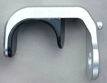 H&H Brompton E Type Front Axle Hook - Silver - SpinWarriors