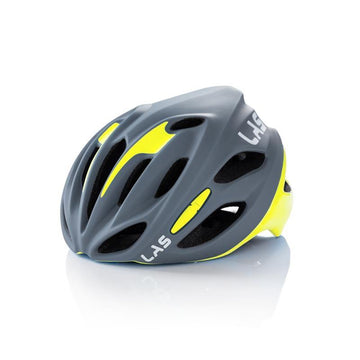 LAS Cobalto Helmet - Matte Grey/Yellow - SpinWarriors