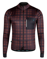 Biehler Gravel Long Sleeve Jersey - Rose Brown