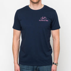 Peloton de Paris The Classic Navy T-Shirt - SpinWarriors