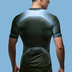 Rema MCT003 Fluorescent Blue Patterned Jersey - SpinWarriors