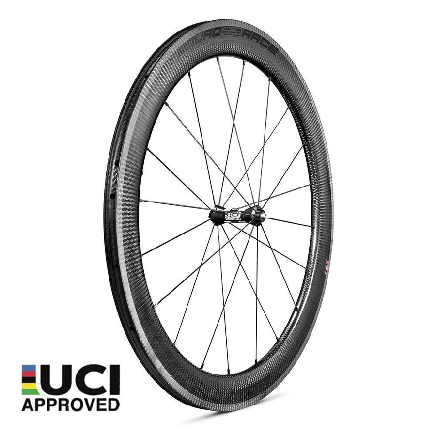Xentis Squad 5.8 Race Tubeless Ready Carbon Clincher Wheelset - Black Decal - SpinWarriors