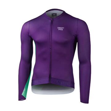 Concept Speed (CSPD) Essential Long Sleeve Jersey - Purple