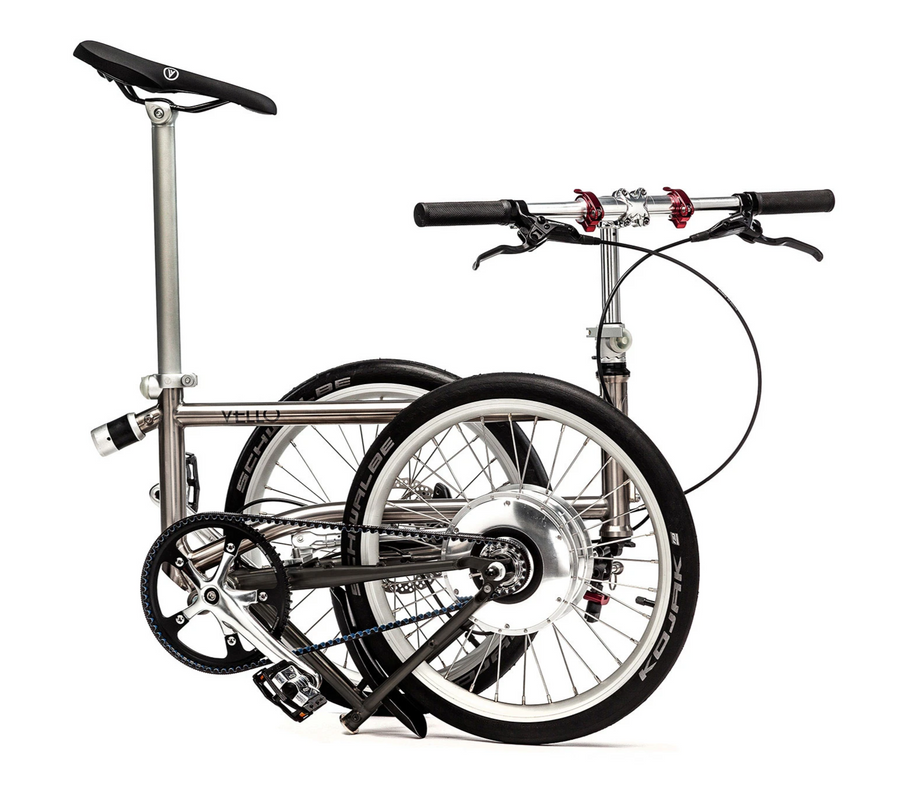 Vello Bike+ Titanium Electric Folding Bike - Speed Drive - SpinWarriors