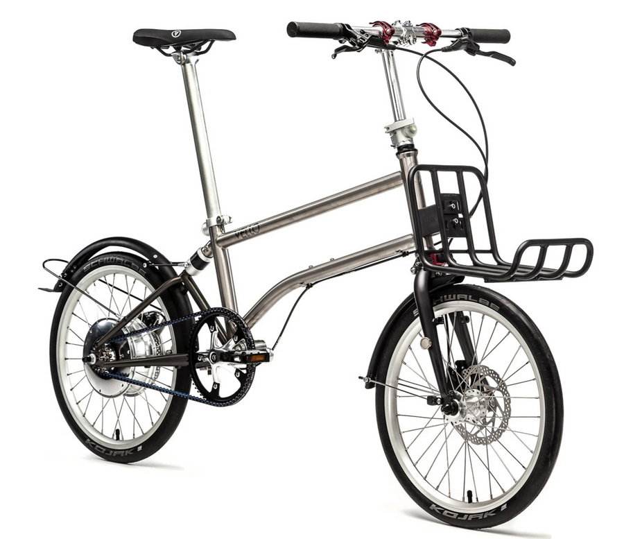 Vello Bike Titanium Electric Folding Bike Standard SpinWarriors