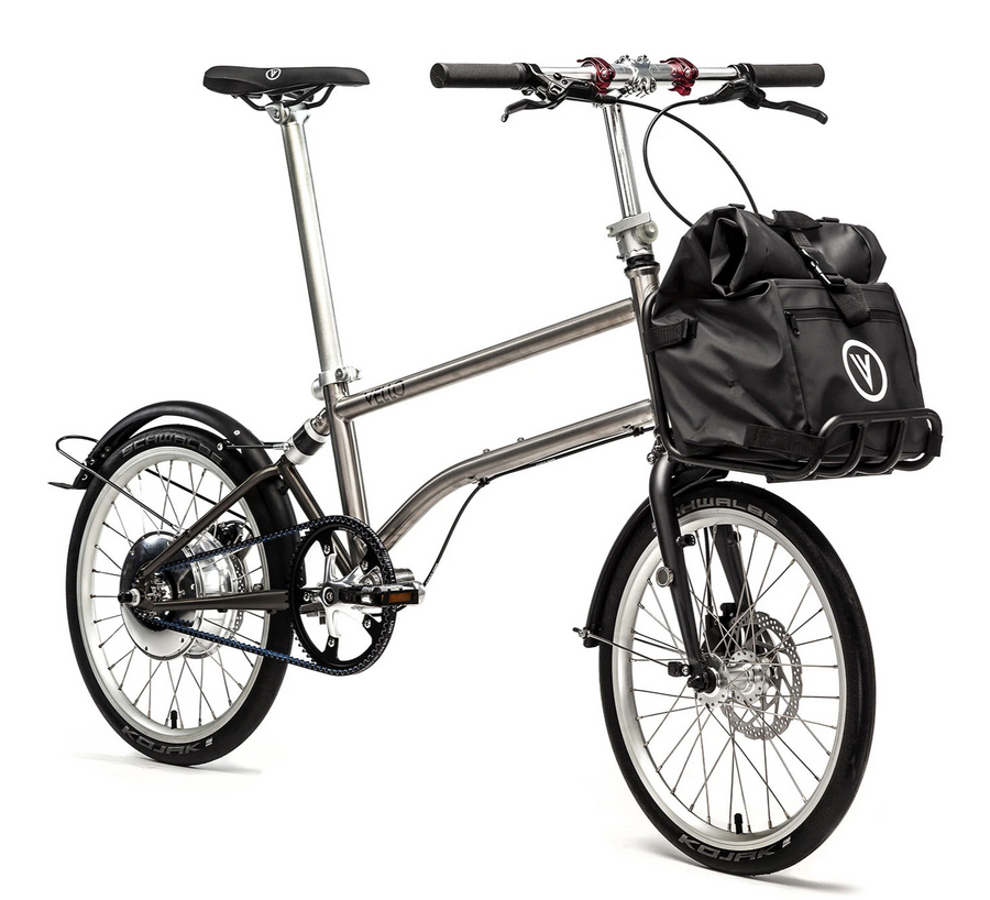 Vello Bike+ Titanium Electric Folding Bike - Speed Drive - SpinWarriors
