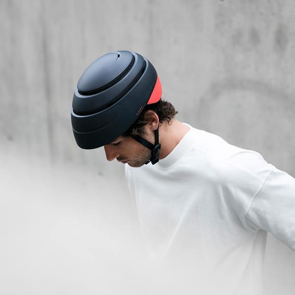 Closca Loop Helmet Graphite/Coral