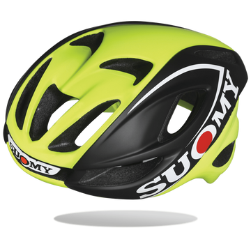 Suomy Glider Helmet - Black/Yellow - SpinWarriors