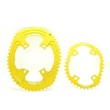Osymetric New Shimano 4 Bolts BCD 110 - 52/38 Chain Ring (Tour de France Limited Edition) - SpinWarriors