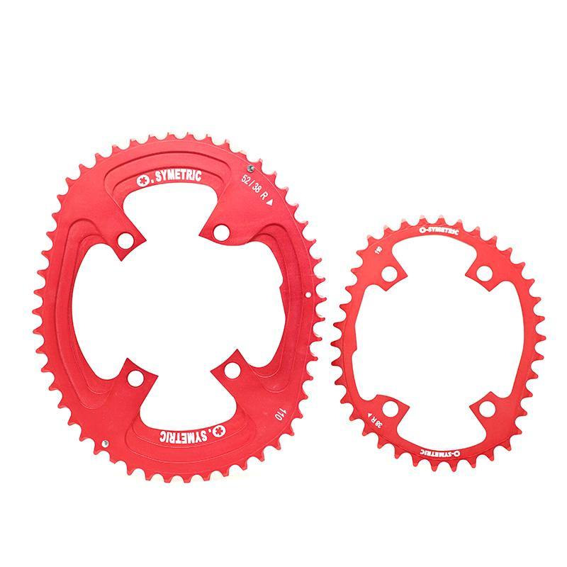Osymetric New Shimano 4 Bolts BCD 110 - 52/38 Chain Ring (Vuelta Espana Limited Edition) - SpinWarriors