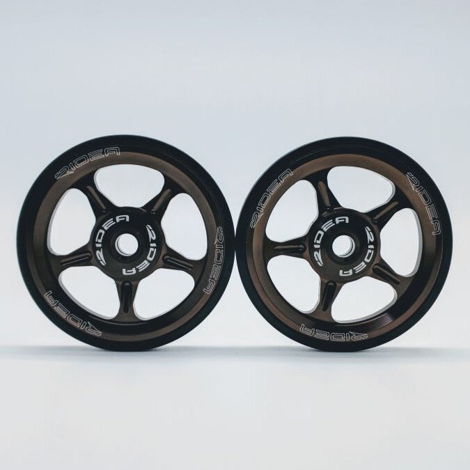 Ridea ESEW1-CR Brompton Easy Wheel - Black Copper (2pcs) - SpinWarriors