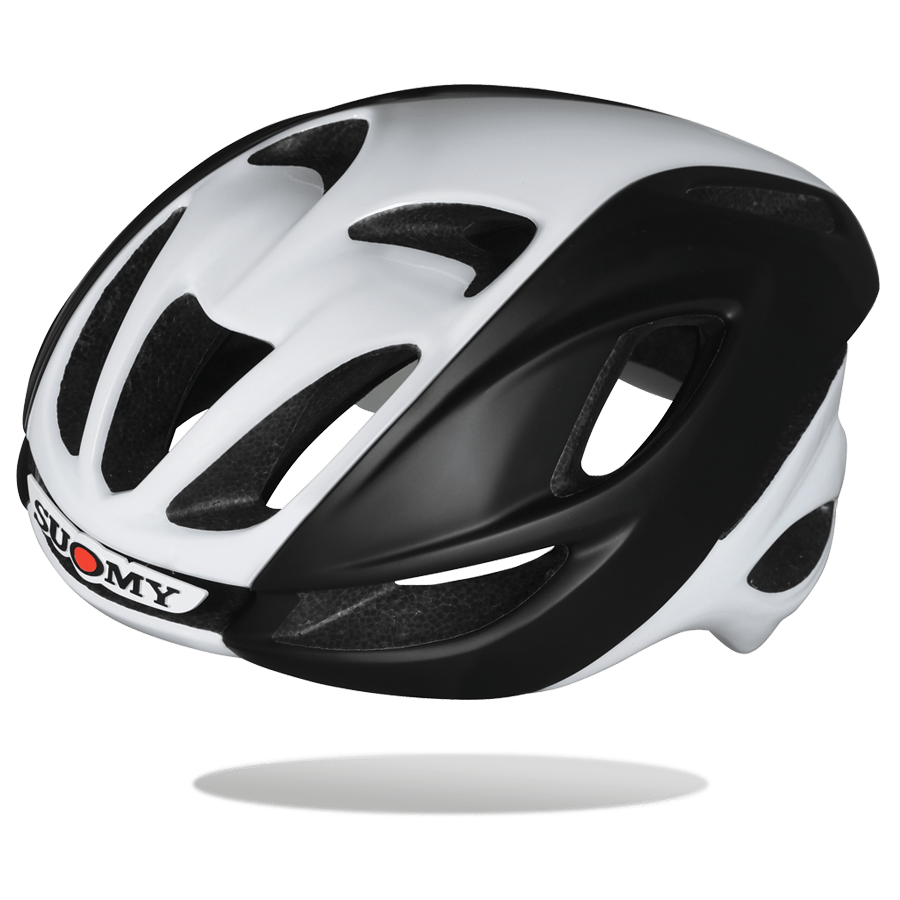 Suomy Glider Helmet - Black/White - SpinWarriors
