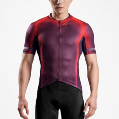 Rema MCT003 Fluorescent Red Patterned Jersey - SpinWarriors