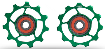 SLF Motion Hyper Pulley Wheels 11T - Green - SpinWarriors