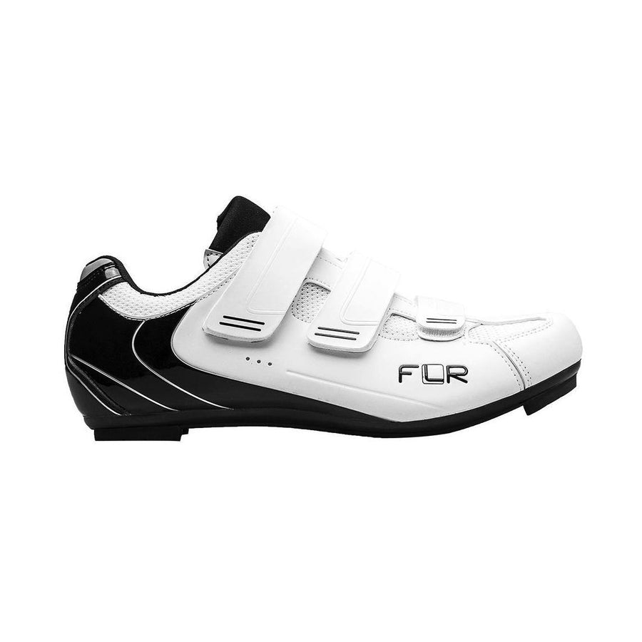 FLR F-35 III Road Shoes - White/Black - SpinWarriors