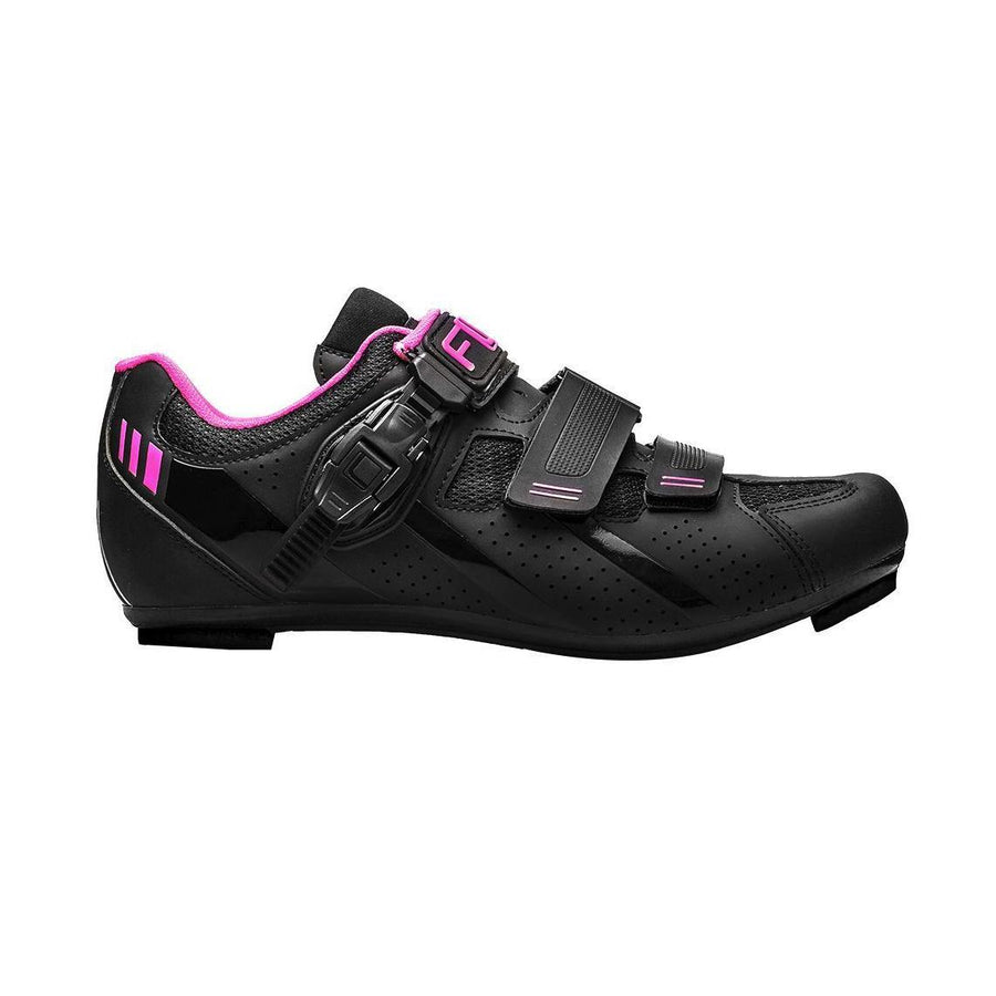 FLR F-15 III Road Shoes - Black/Pink - SpinWarriors