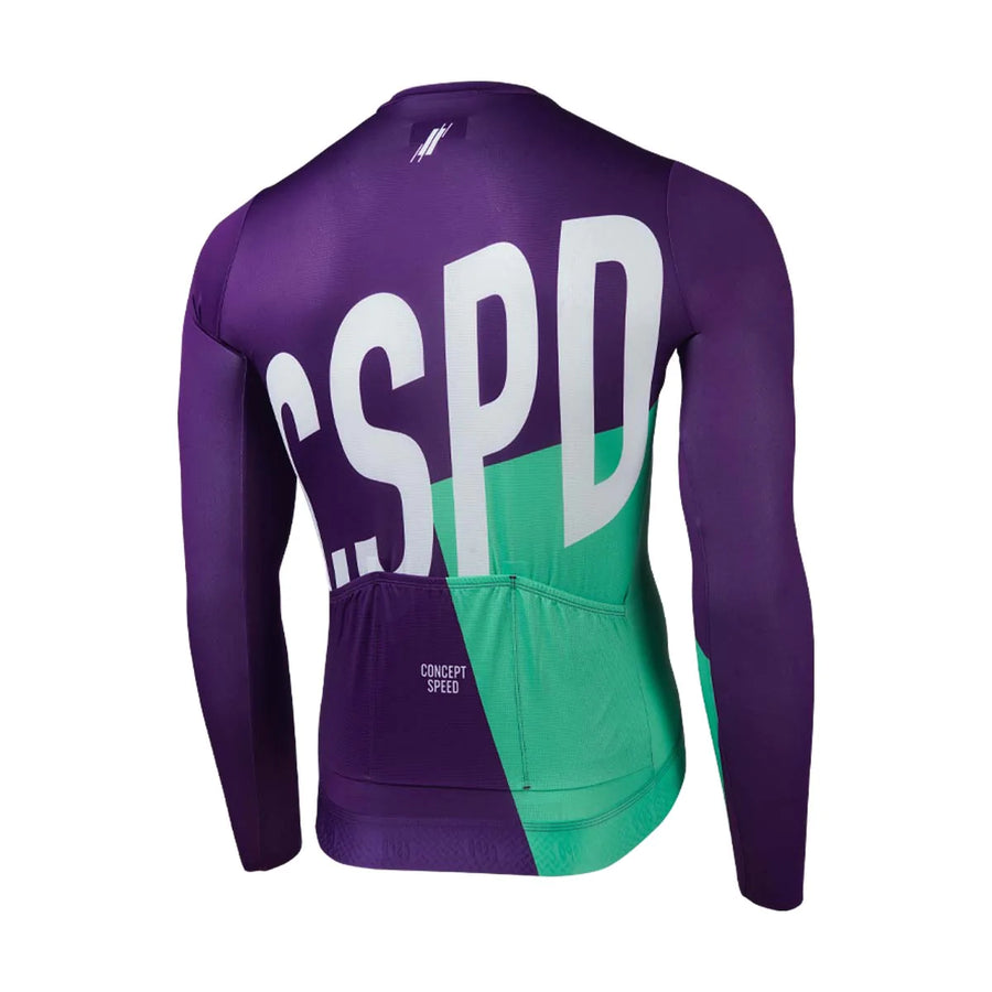 Concept Speed (CSPD) Essential Long Sleeve Jersey - Purple