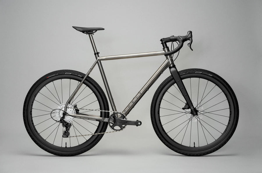 Curve GXR (Aka Kevin) Titanium Gravel  Bike with Campagnolo Ekar & Curve G4T 35 Carbon Disc Wheels