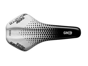 Selle San Marco GND Racing Pro-Series - Black/White - SpinWarriors