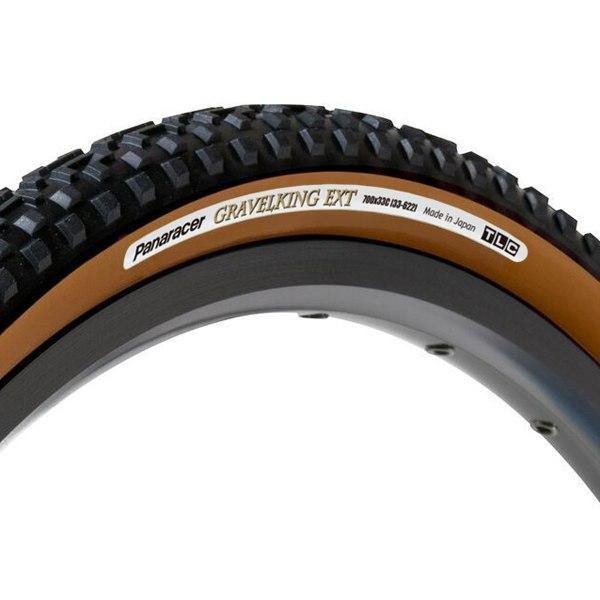 Panaracer GravelKing EXT Tire (700x38) - Black/Brown - SpinWarriors