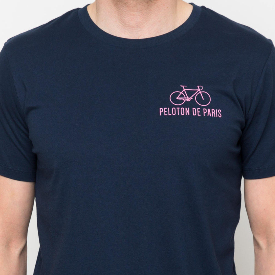 Peloton de Paris The Classic Navy T-Shirt - SpinWarriors