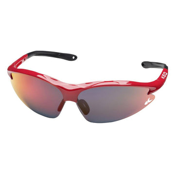 KED Jackal Sunglasses - Red/Multi Red Mirror - SpinWarriors