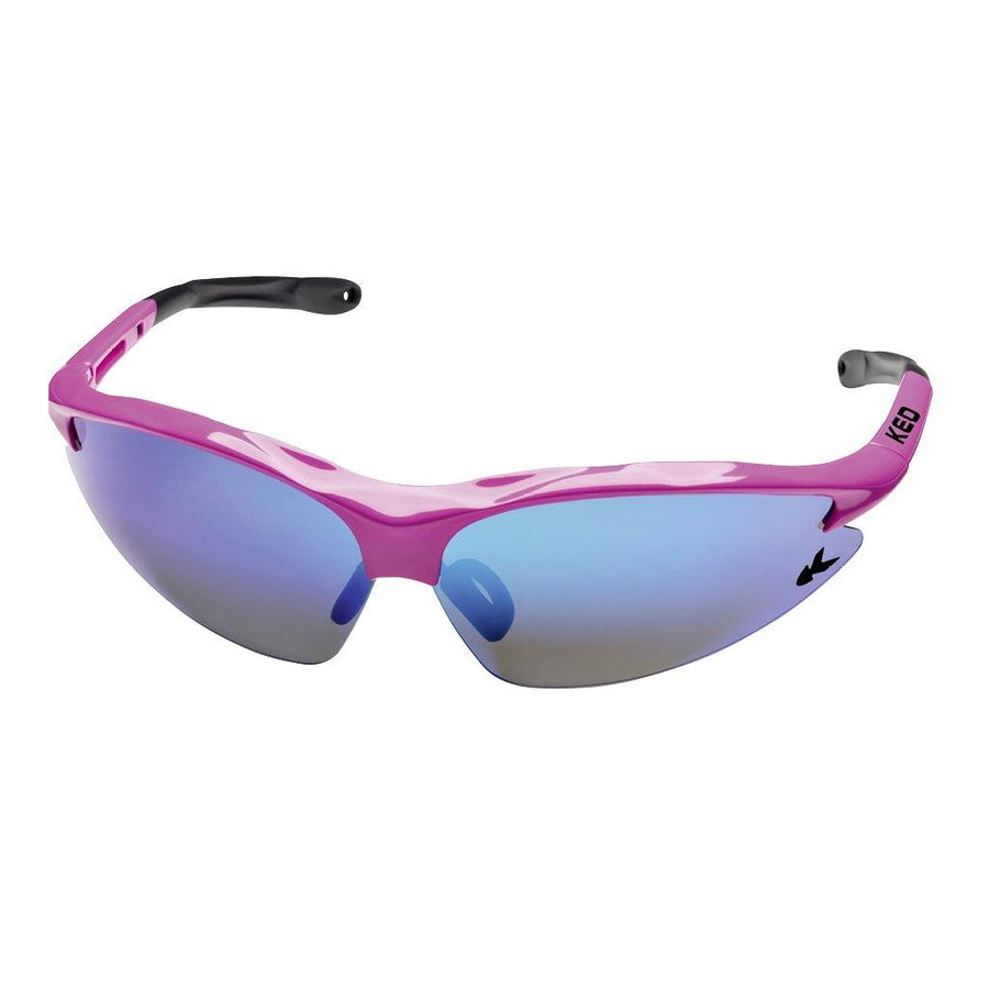 KED Jackal Sunglasses - Pink/Multi Blue Mirror - SpinWarriors