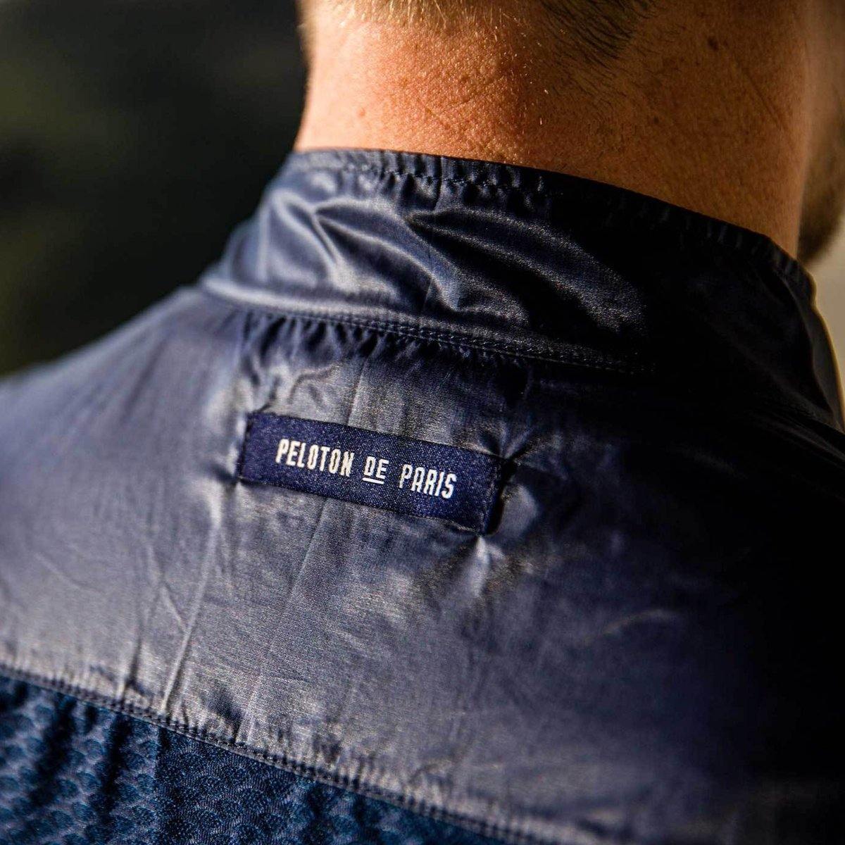 Peloton de Paris Sprinteur Wind Gilet - Navy – SpinWarriors