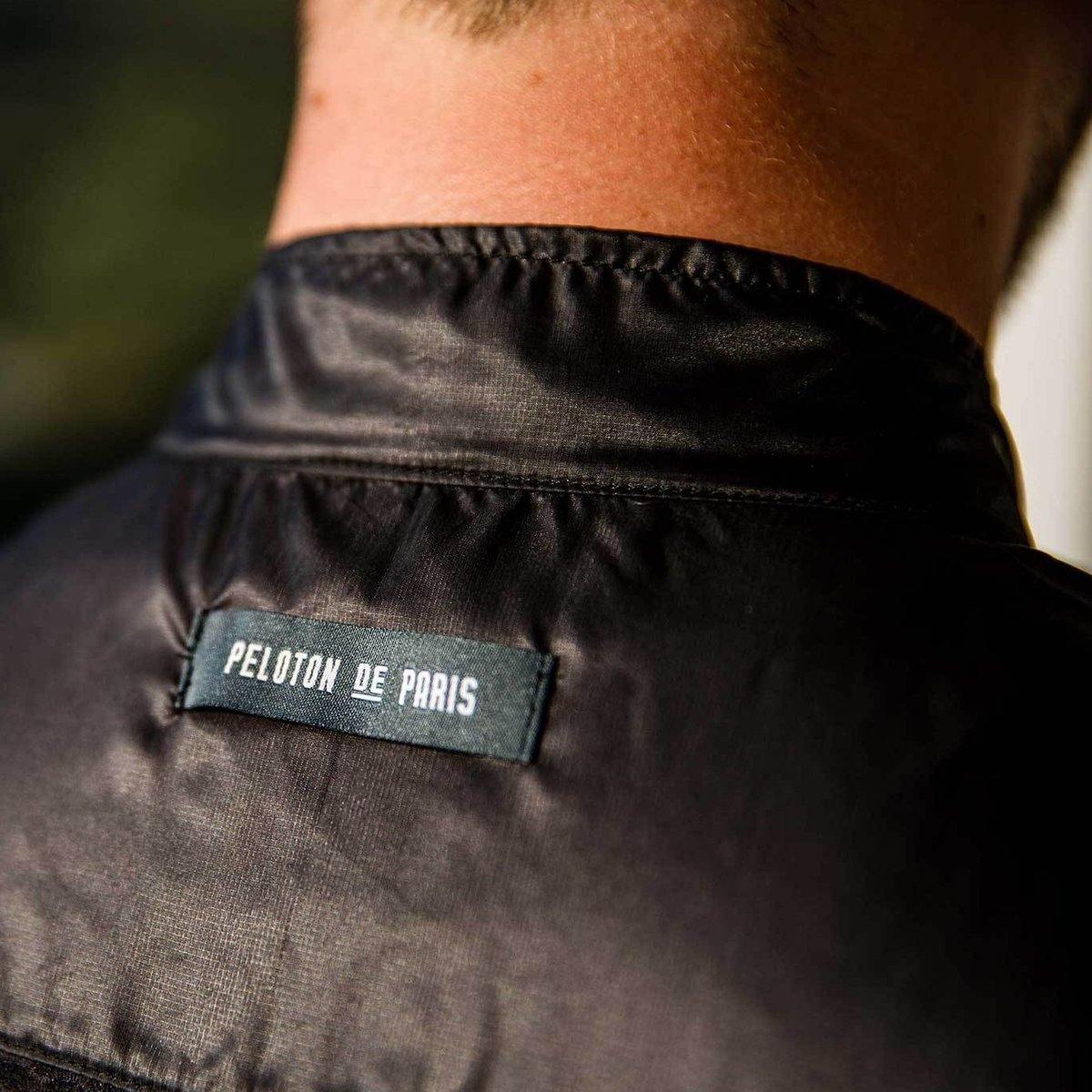 Peloton de Paris Sprinteur Wind Gilet - Black – SpinWarriors