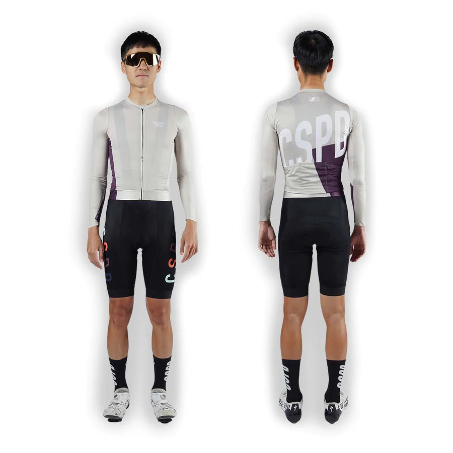 Concept Speed (CSPD) Essential Long Sleeve Jersey - Light Grey