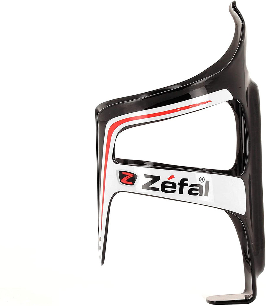 Zefal Pulse Carbon Bottle Cage - White/Red - SpinWarriors
